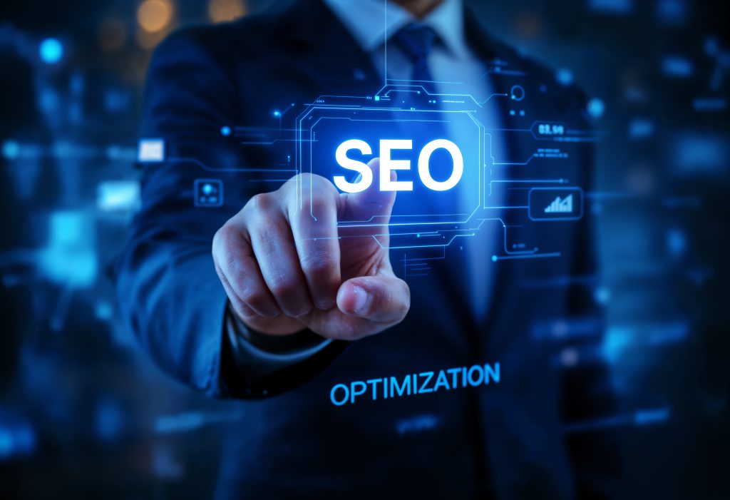 employee working marketing setting
